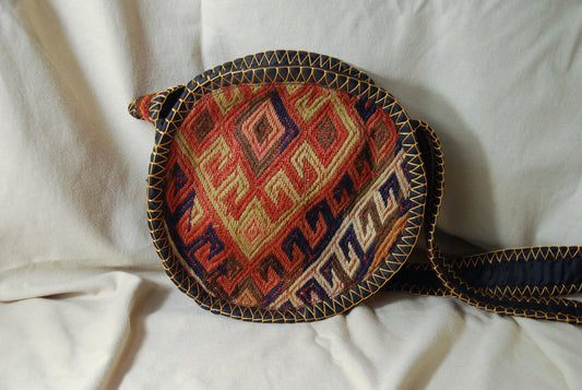 Vintage Armenian Rug Bag- Crossbody