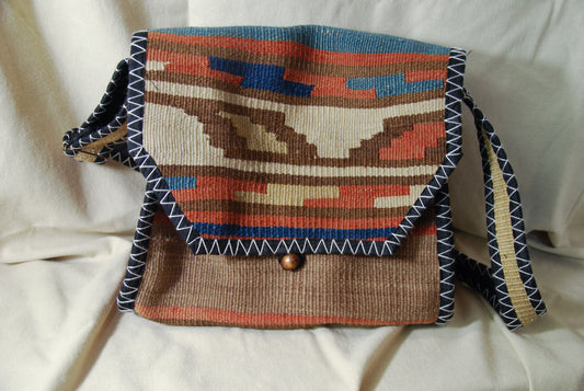 Vintage Armenian Rug Bag- Crossbody with Adjustable Strap