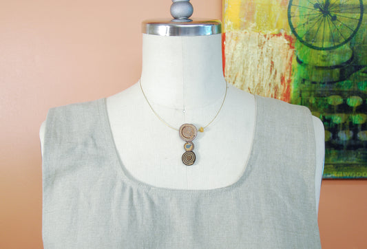 Handmade Minimal Leather Necklace