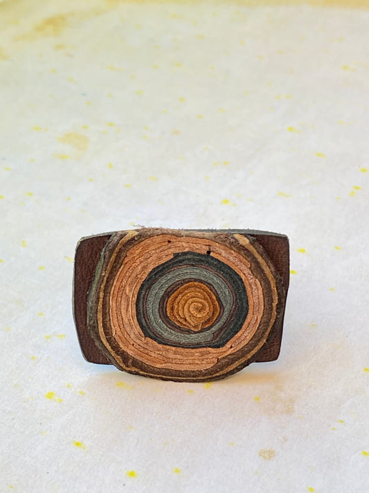 Handmade Minimal Leather Ring